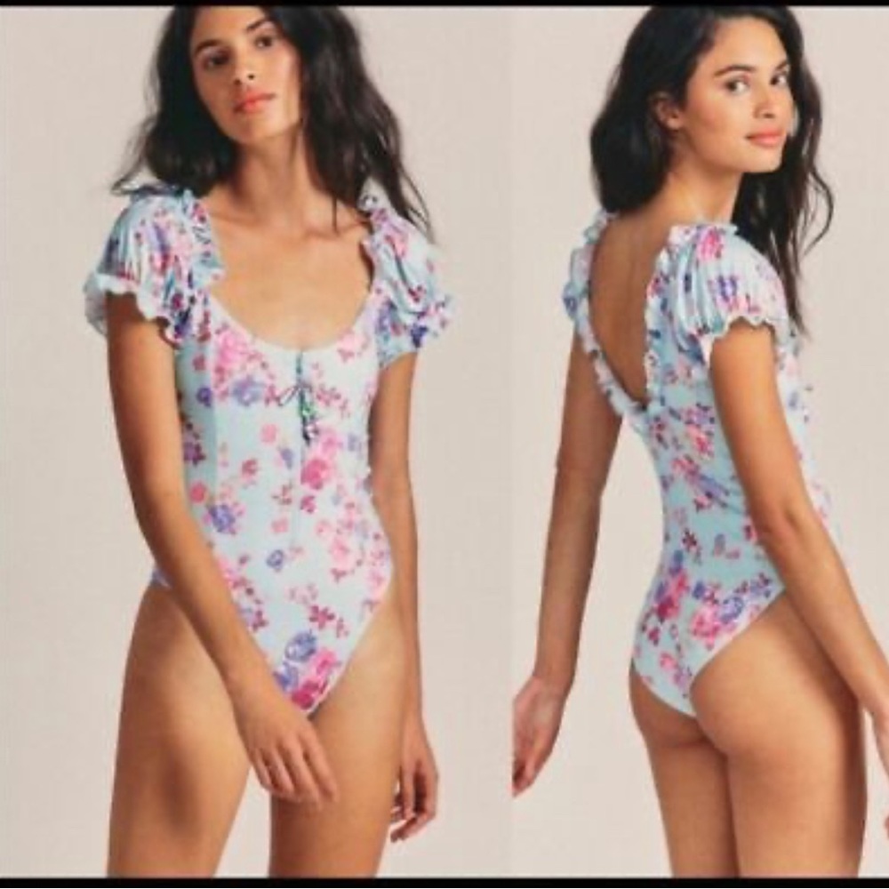 Loveshackfancy Fantasia Swimsuit XS NWT